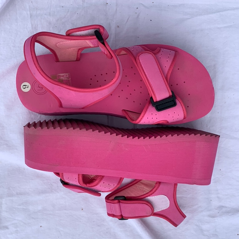 Urban Outfitters Pink Platforms